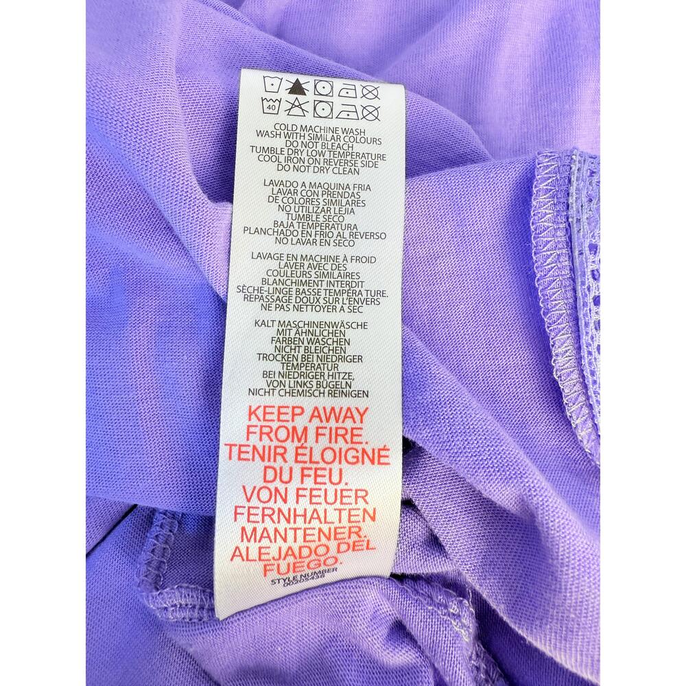 Avenue Body Lavender Sleeveless Spaghetti Straps V Neck Maxi Nightgown 30/32 - Picture 6 of 9